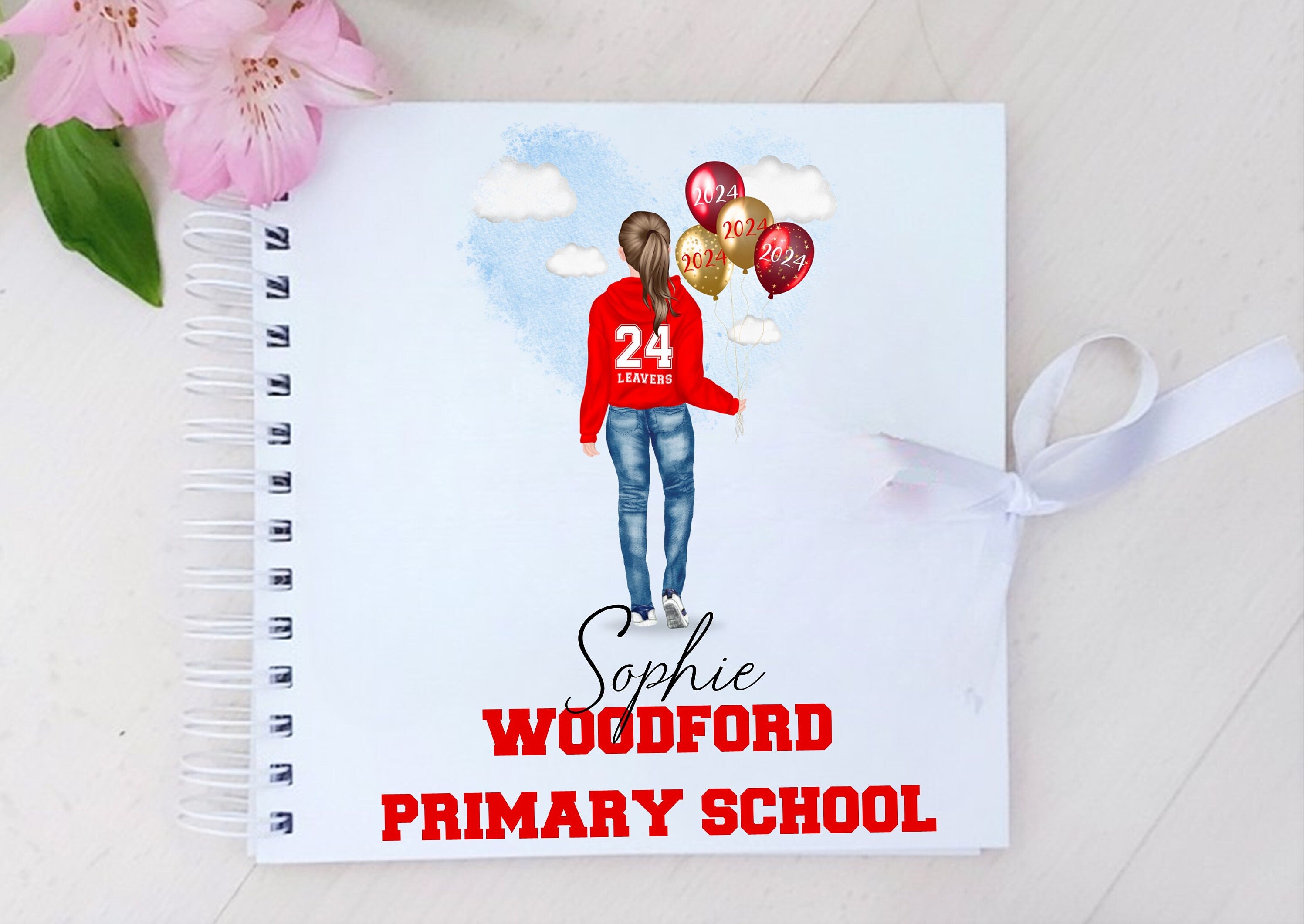 personalised 2025 School Leavers Scrapbook: Autograph Keepsake