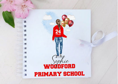 personalised 2025 School Leavers Scrapbook: Autograph Keepsake