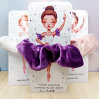 Personalised Ballerina Scrunchie, Dance Party Favour, Ballet Gift