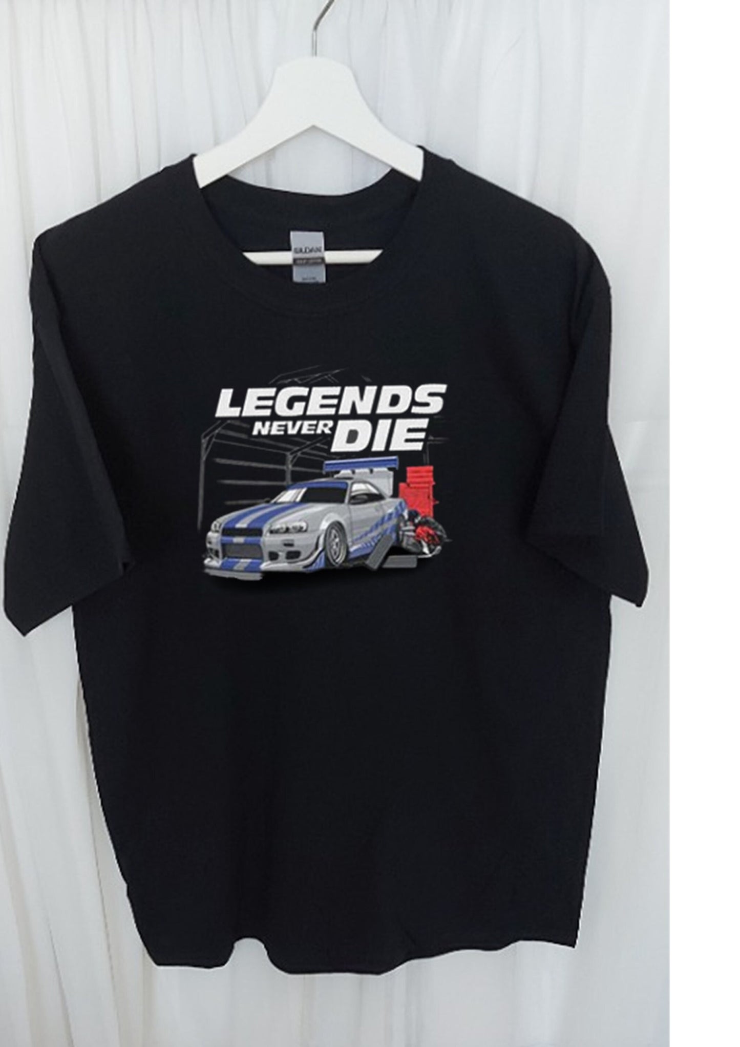 Legends Never Die t-shirt or hoodie,  Father's Day gift, men's t-shirt, men's racing t-shirt, Birthday gift for Dad