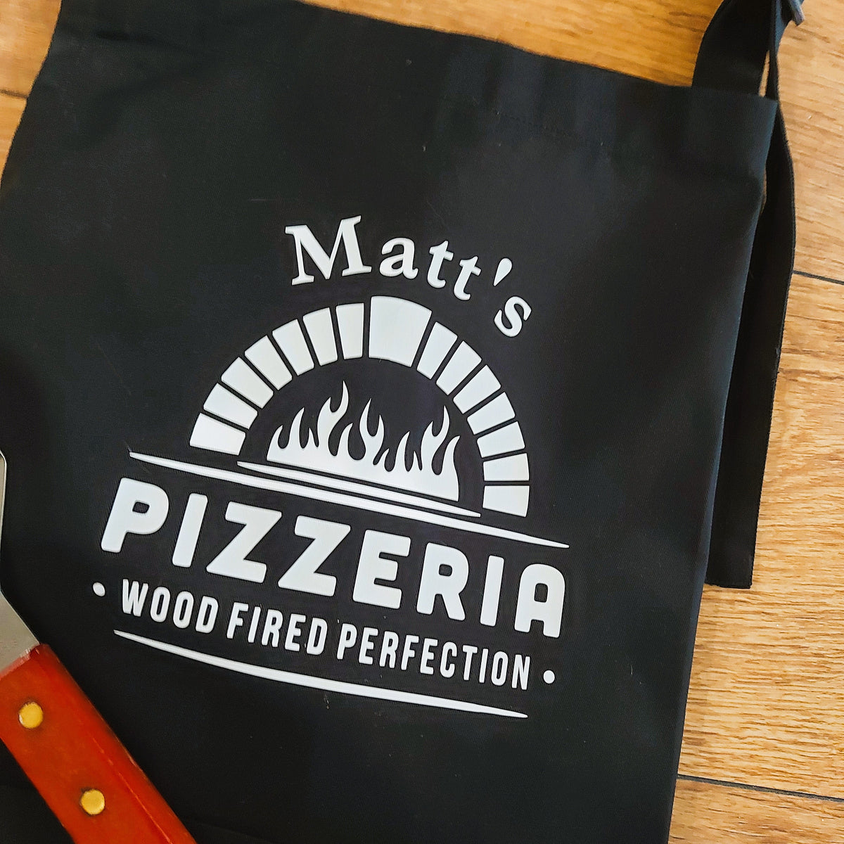 Personalised men's Pizzeria Apron