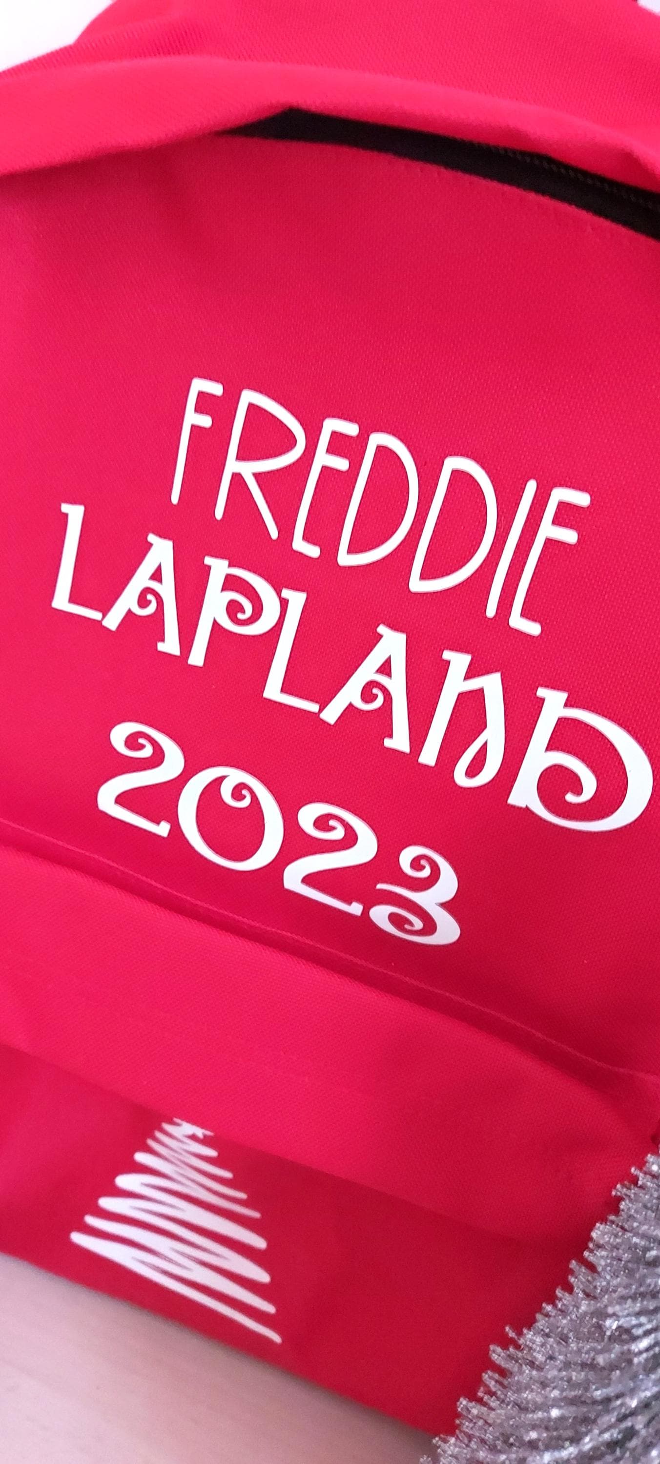 Personalised Lapland Backpack Kids | Christmas Travel Bag | Custom Name Rucksack | Santa Trip Bag | Holiday Backpack | Lapland 2026 Gift