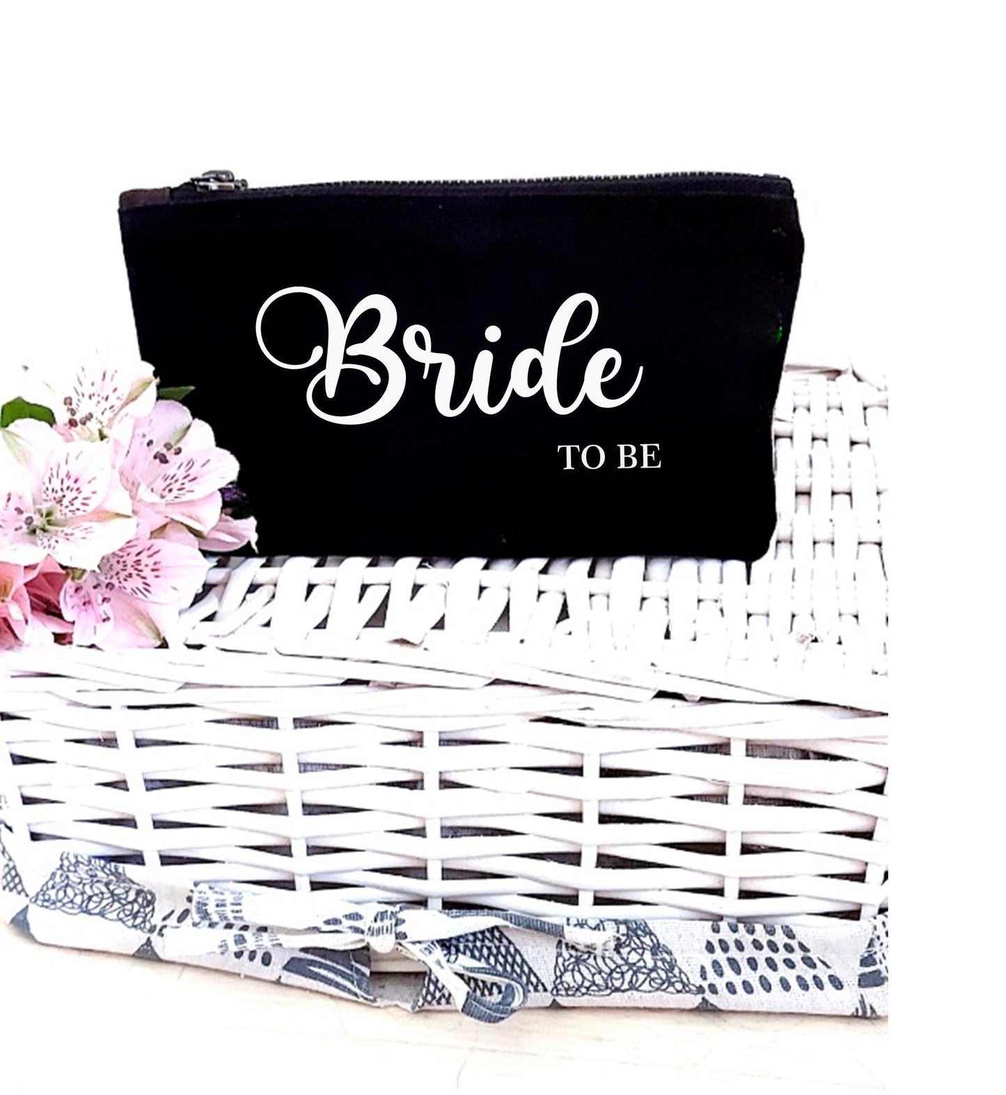 Bride to Be makeup bag, dance makeup bag, cosmetic bag, gift for the Bride, wedding gift