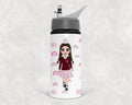 personalised School Water Bottle: Uniform Design, Back to School Gift