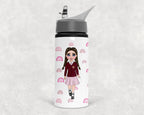 personalised School Water Bottle: Uniform Design, Back to School Gift