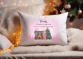 personalised Christmas Eve Pillowcase: Girl's Character Doll Pillow