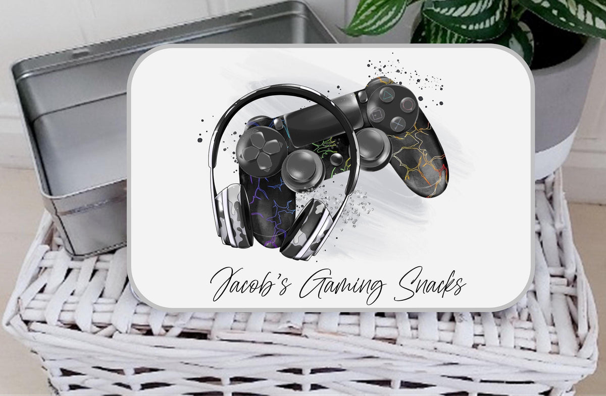 Personalised PS inspired Gamer Sweet Tin