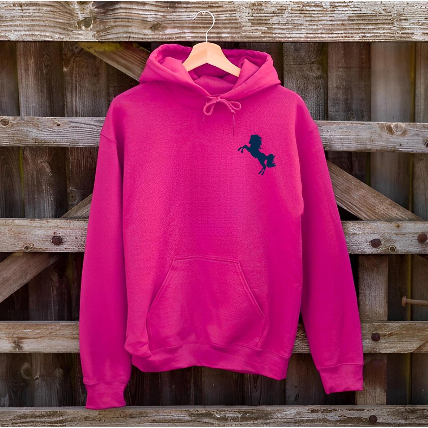 personalised Horse Riding Hoodie: Equestrian Gift for Kids