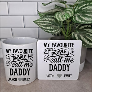 Personalised mug for Dad, My favourite people call me Daddy mug, personalised mug for Dad, Father's Day gift, Dad mug