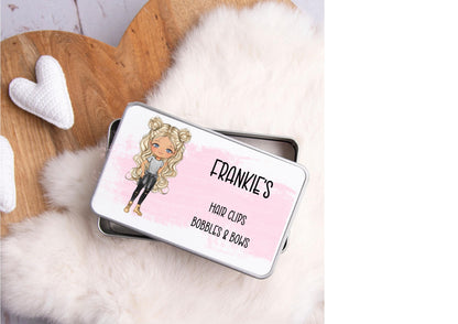 personalised Hair Accessory Tin: Keepsake Storage for Girls