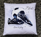 personalised Football Cushion: Polyester Sports Decor, Teen Gift