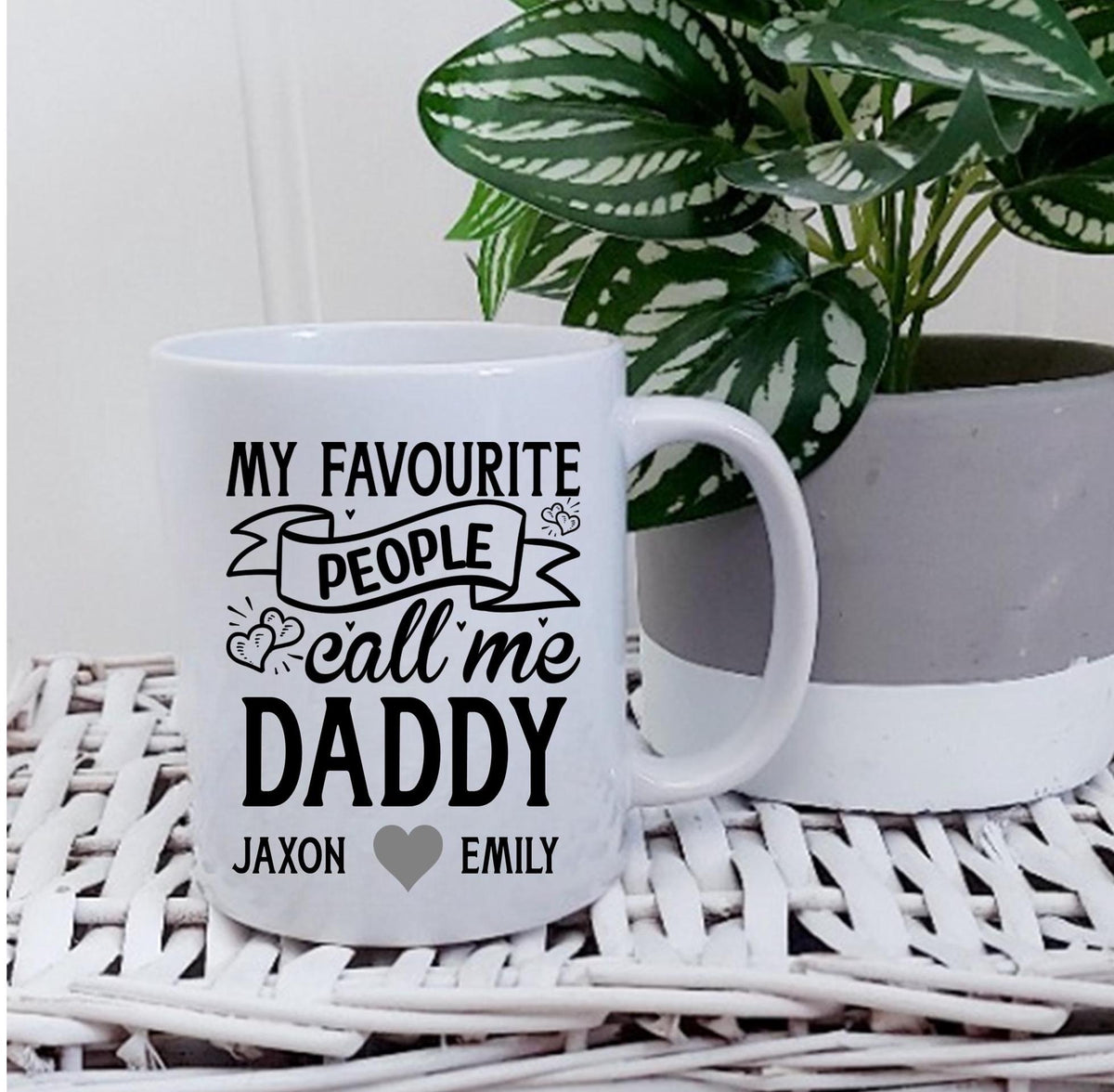 Personalised mug for Dad, My favourite people call me Daddy mug, personalised mug for Dad, Father's Day gift, Dad mug