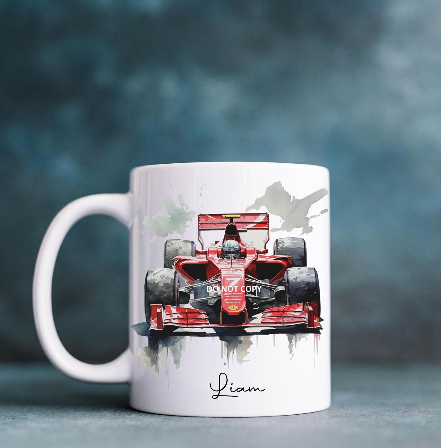 Personalised F1 Racing Mug: Motorsport Fan Gift, Formula 1 mug, gift for F1 fan