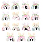 Personalised Pastel Rainbow Bunny Ears Easter Mug