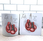 personalised Boxing Glove Mug: Gift for Boxing Fan