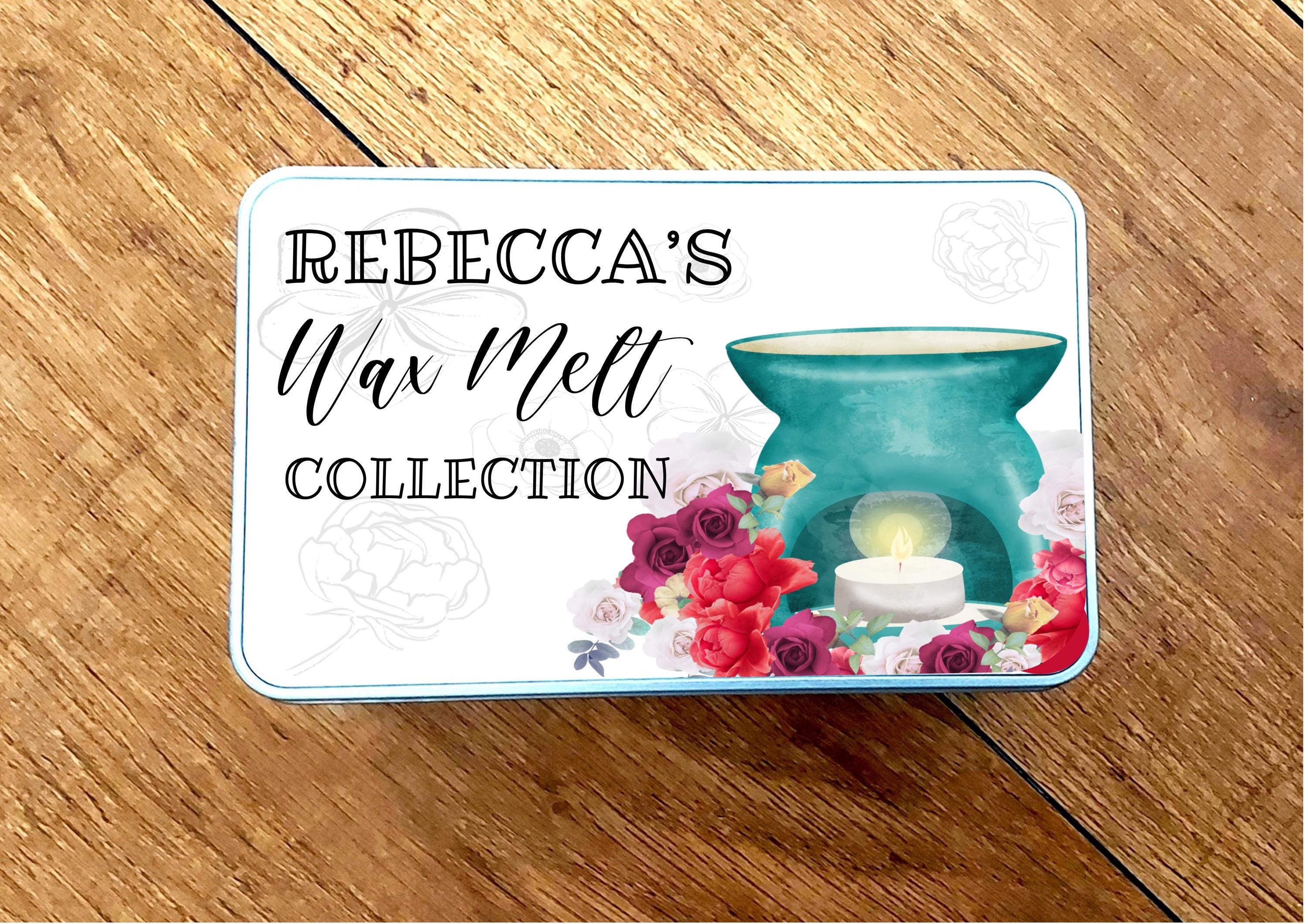 Personalised Wax Melt Storage Tin: Wax Burner Design
