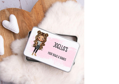 personalised Hair Accessory Tin: Keepsake Storage for Girls