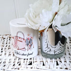 personalised Shoe Fund Money Box: Teen Girl Savings Jar