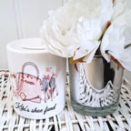 personalised Shoe Fund Money Box: Teen Girl Savings Jar