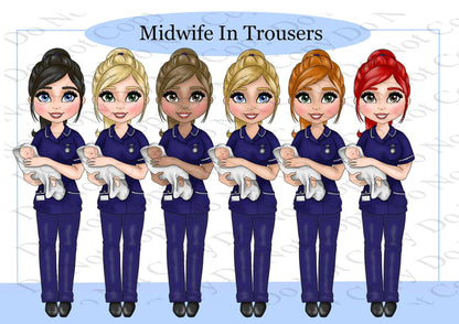 personalised Midwife Mug & Coaster Set: Bespoke Nurse Gift