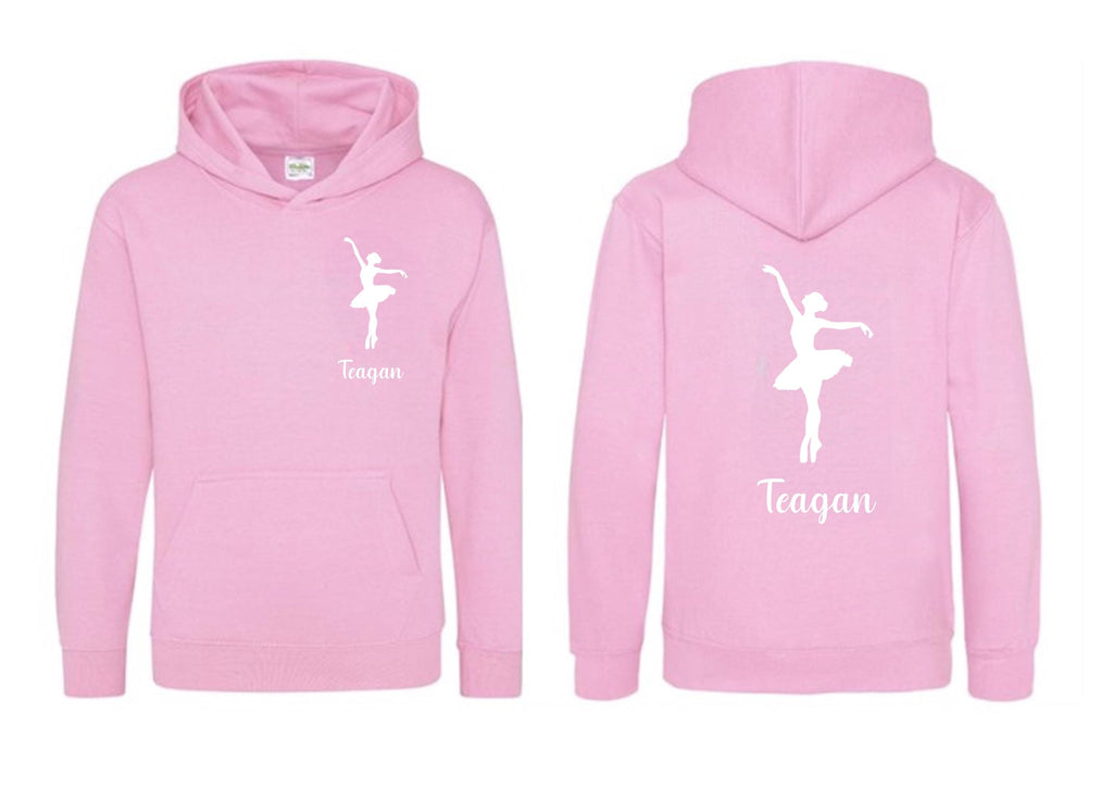 Personalised Ballerina Hoodie: Dance Gift for Girls