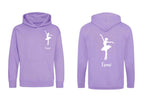 Personalised Ballerina Hoodie: Dance Gift for Girls