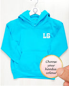 Personalised Football Basics Hoodie, football gift, football warmup kit, boys football hoodie, girls football hoodie