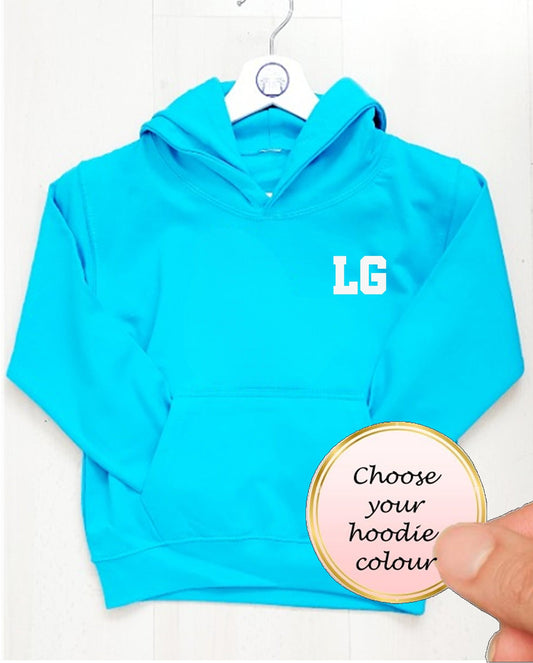 Personalised Football Basics Hoodie, football gift, football warmup kit, boys football hoodie, girls football hoodie