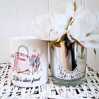 personalised Shoe Fund Money Box: Teen Girl Savings Jar