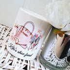 personalised Shoe Fund Money Box: Teen Girl Savings Jar