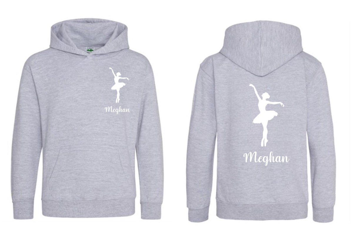 Personalised Ballerina Hoodie: Dance Gift for Girls