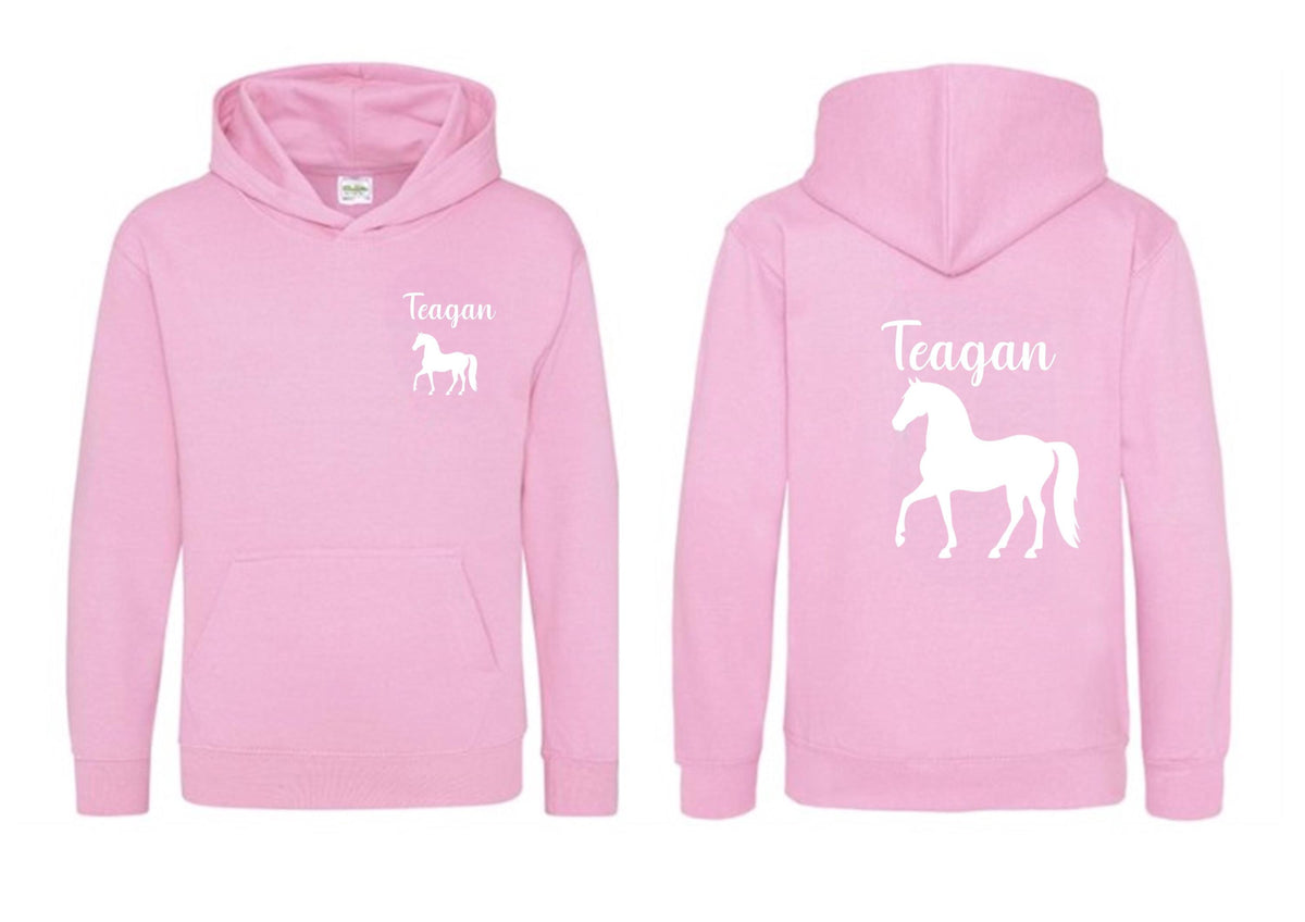personalised Horse Riding Hoodie: Equestrian Gift