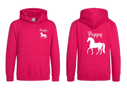 personalised Horse Riding Hoodie: Equestrian Gift