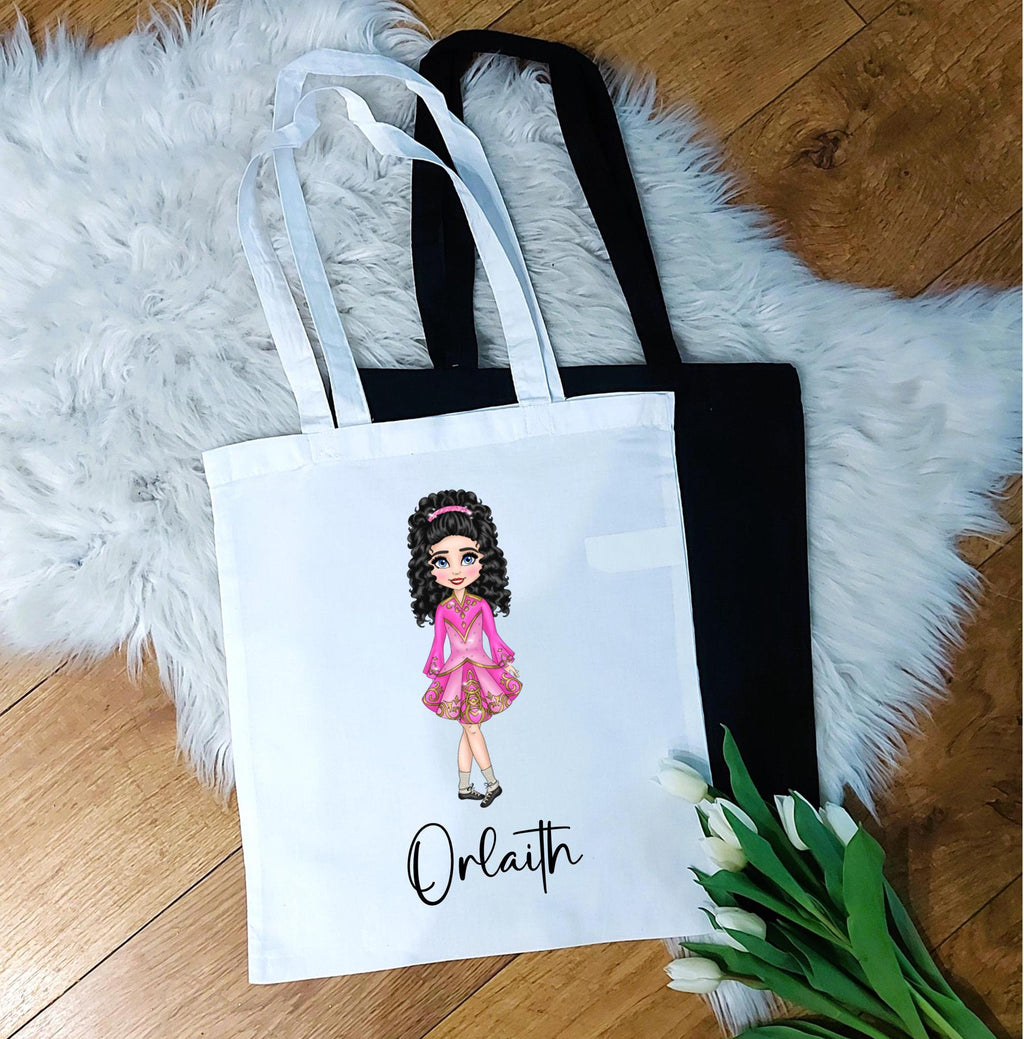 personalised Irish Dancer Tote Bag: Feis Competition Gift