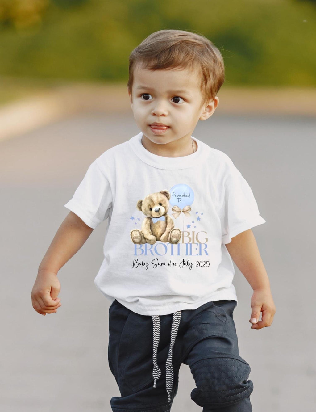 Personalised Big Brother T Shirt, Promoted to Big Brother, New Baby Gift