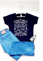 Mens 50th Birthday T-Shirt: 1975 Limited Edition Vintage Style
