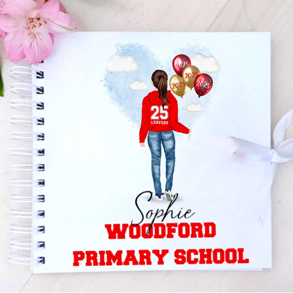 personalised 2025 School Leavers Scrapbook: Autograph Keepsake