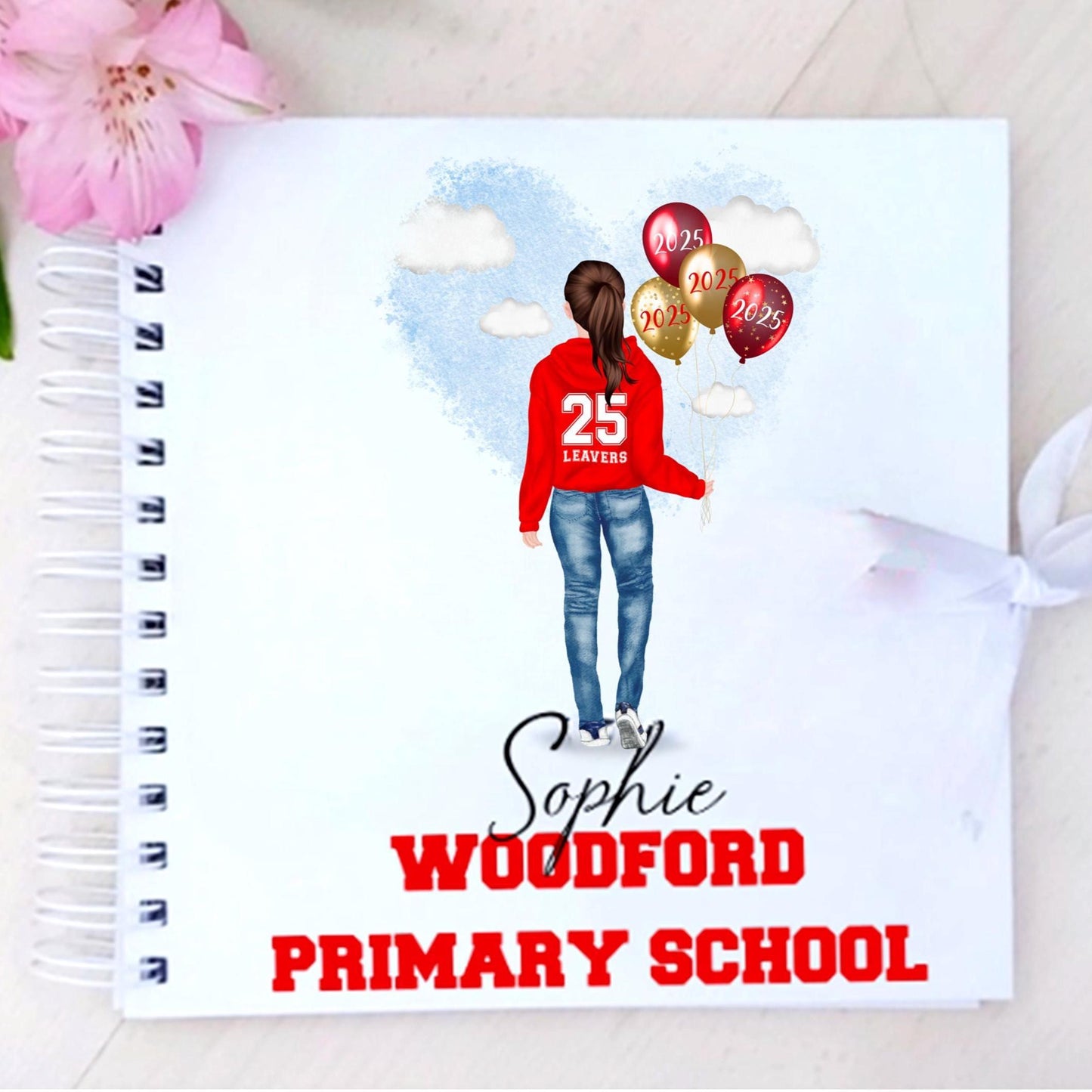 personalised 2025 School Leavers Scrapbook: Autograph Keepsake