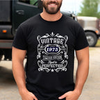 Mens 50th Birthday T-Shirt: 1975 Limited Edition Vintage Style