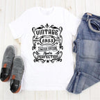 Mens 70th Birthday T-Shirt: 1955 Limited Edition Vintage Style