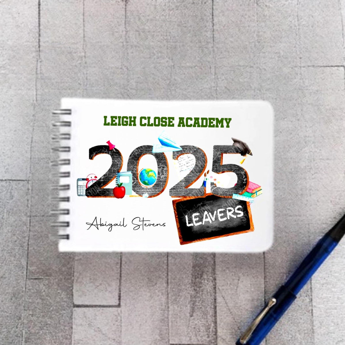 personalised 2025 School Leavers Signature Book (A6)