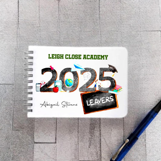 personalised 2025 School Leavers Signature Book (A6)