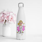 personalised Karate Girl Water Bottle: School Sports Gift