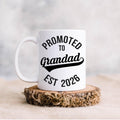 Promoted to Grandad Mug: Pregnancy Reveal Coffee Cup