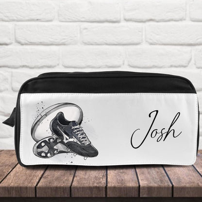 Rugby boot bag, Personalised Rugby Boot Bag, Rugby boot storage, Gift for Rugby player, personalised rugby gift
