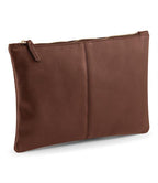 personalised Men's Accessory Pouch: Vegan Leather Toiletry Bag