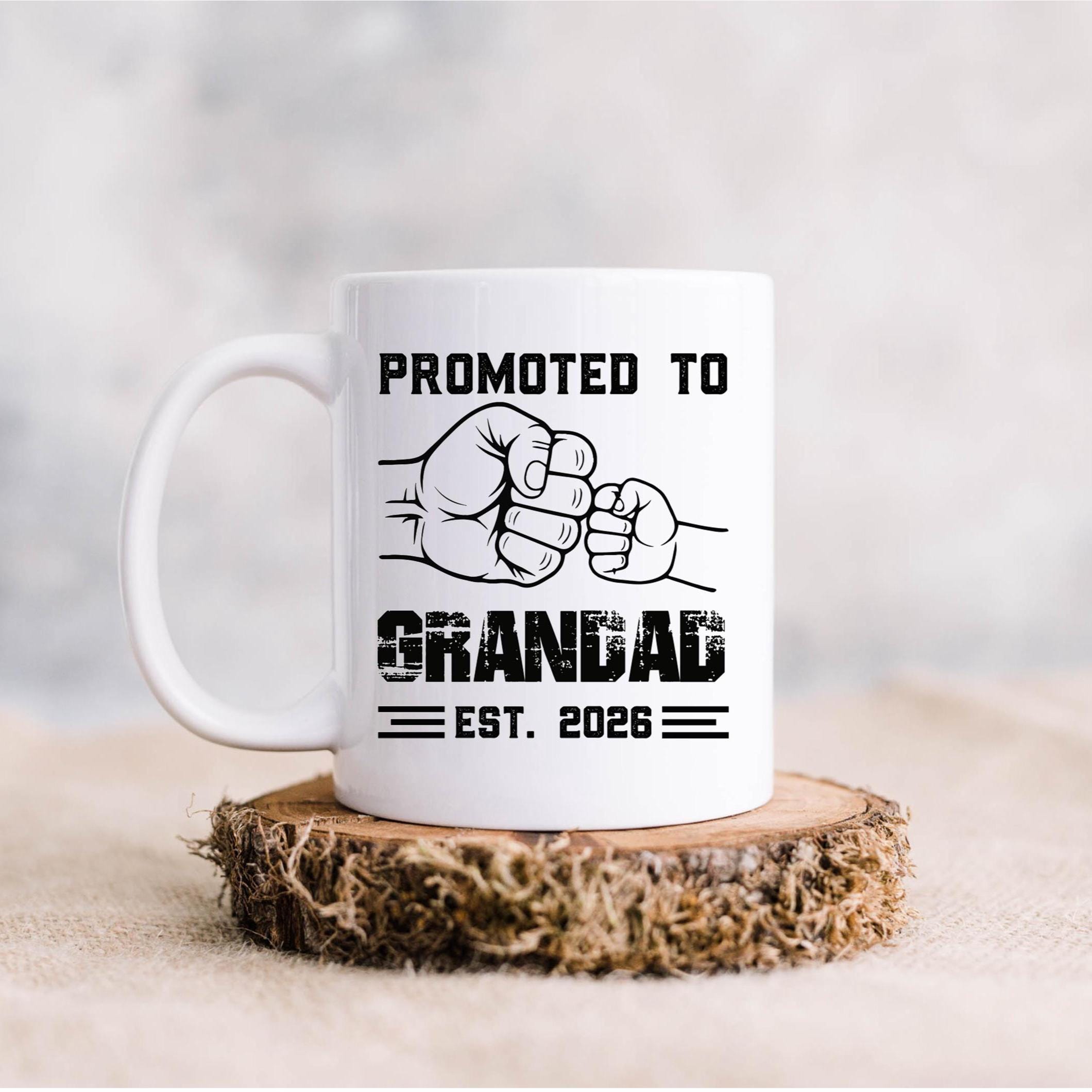 Promoted to Grandparent Mug – Pregnancy Announcement Gift, New Grandparent Coffee Cup