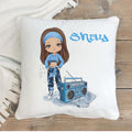 Personalised Hip Hop Girl Cushion