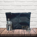 Personalised Faux Leather Accessory Pouch: Monogrammed Toiletry Bag | ipad slip case | ipad bag