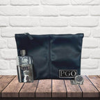 Personalised Faux Leather Accessory Pouch: Monogrammed Toiletry Bag | ipad slip case | ipad bag